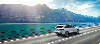 Mountains, Jaguar, Cars, Traffic, Movement, Suv, Jaguar F-Pace HD wallpaper
