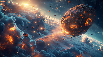 Majestic Meteor Shower, meteorite HD wallpaper