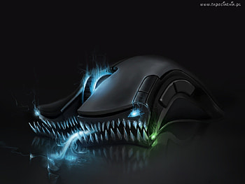 evil mouse, possessed, evil, black, mouse HD wallpaper