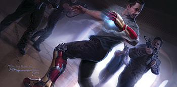 Tony Stark As Iron Man Artwork , iron-man, artwork, movies, superheroes HD wallpaper