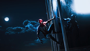 Symbiote Suit Marvels Spider Man 2 , spiderman-2, spider-man-2, spiderman, superheroes, ps5-games, ps-games, 2023-games, games HD wallpaper