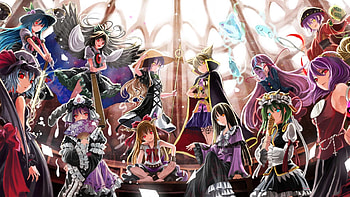 Touhou HD wallpaper