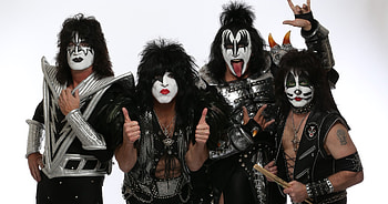 KISS Band, Iconic makeup, Rock and roll legends, Music history HD wallpaper