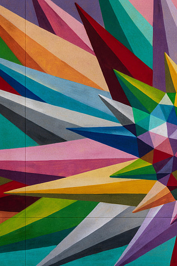 Abstract, Multicolored, Motley, Geometry, Fragments HD phone wallpaper
