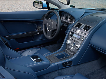 Interior, Aston Martin, Cars, 2008, Steering Wheel, Rudder, Salon, Speedometer, V8, Vantage HD wallpaper