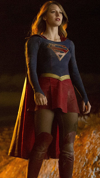 Melissa Benoist, superheroes, hollywood actress HD phone wallpaper