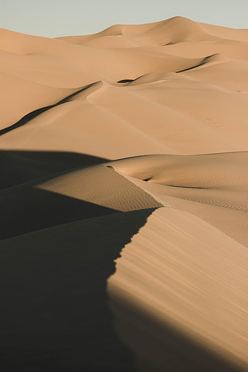 Nature, Sand, Desert, Shadow, Hills, Dunes HD phone wallpaper