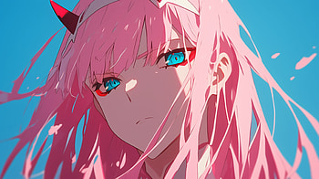 Zero Two: Anime Elegance, Anime, Darling in the FranXX, Zero Two (Darling in the FranXX) HD wallpaper