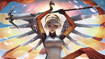 Mercy Overwatch Game, mercy-overwatch, overwatch, games, xbox-games, ps-games, pc-games, deviantart HD wallpaper