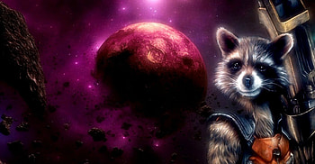 Rocket, galaxy, guardians, movie HD wallpaper