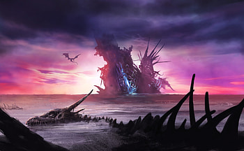 Dragon Dark Sky Fantasy Art, dragon, fantasy, artist, artwork, digital-art HD wallpaper