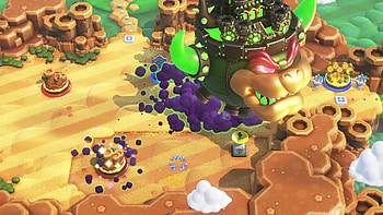 Super Mario Bros. - Bowser's Castle Showdown, video game, Super Mario Bros. Wonder HD wallpaper