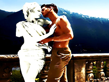 Enchanted, top models, male, statue, female HD wallpaper
