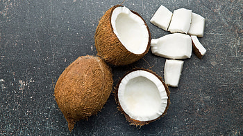 Coconut meat benefits, Nutritious choice, Healthy fats, Culinary versatility HD wallpaper