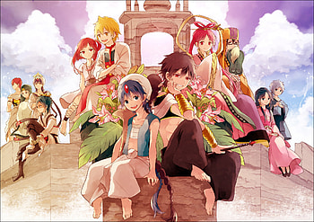 Magi labyrinth of magic , Anime characters HD wallpaper