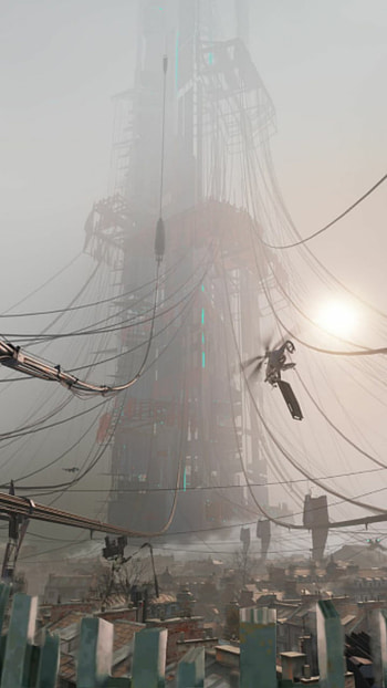 Citadel 2 (Home), sky, Half-Life HD phone wallpaper
