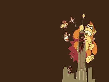 when dk attacks, metroid, mario, nintendo, samus, dk, link, video game, zelda, bowser, kirby HD wallpaper