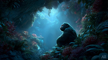 cavern animals, Crab, Animal, Cave, AI Art HD wallpaper