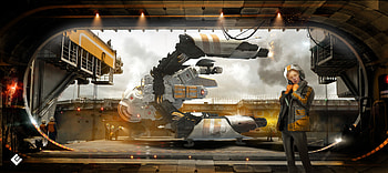 Warbird Ready , artist, artwork, digital-art, artstation HD wallpaper