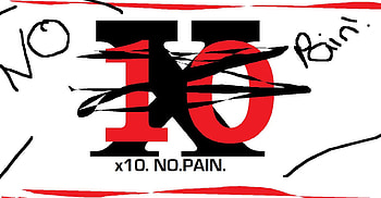 X10 NO.PAIN., statement, fear, no pain HD wallpaper