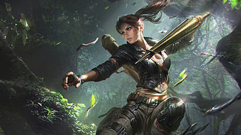 Lara Croft Tomb Riader Digital Art, lara-croft, tomb-raider, games, fantasy-girls, artwork, artist, digital-art, artstation HD wallpaper