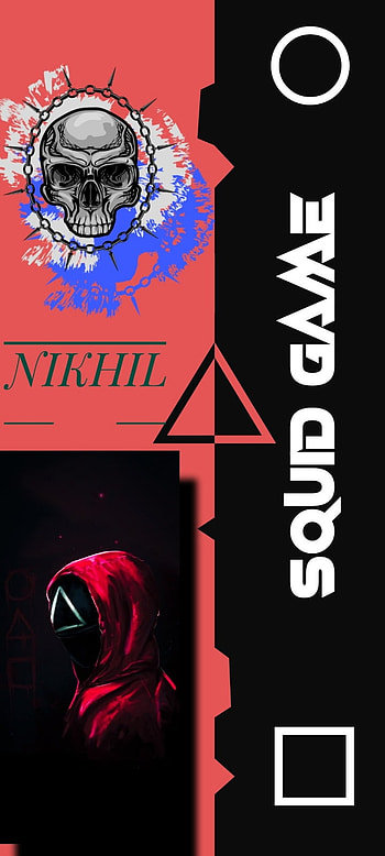 Nikhil's Squid Game, red, fictional character HD phone wallpaper