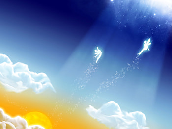 fairy sky, fairy, sky, abstract HD wallpaper