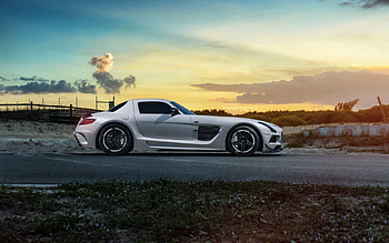 Cars, Mercedes Sls, Black Series, Renntech HD wallpaper