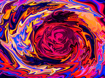 Abstract, Ripples, Ripple, Divorces, Multicolored, Motley, Wavy HD wallpaper