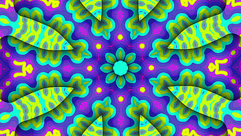 3D Pastel colored Kaleidoscope, Abstract, kaleidoscope HD wallpaper