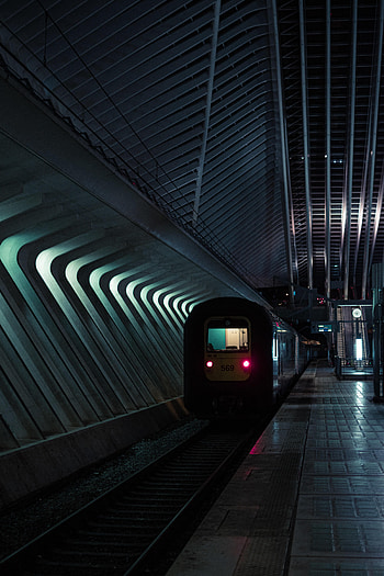 Dark, Car, Rails, Train, Metro, Subway, Railway Carriage HD phone wallpaper