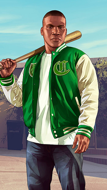 GTA 5, Franklin Character HD phone wallpaper