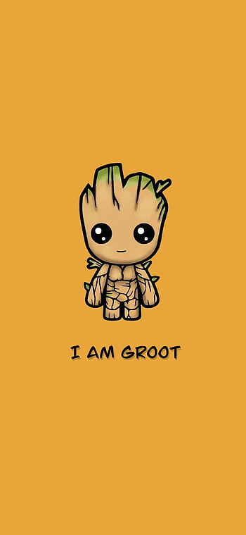 I am Groot, Baby Groot HD phone wallpaper