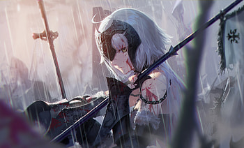 Warrior Anime Girl , warrior, anime-girl, anime, artist, artwork, digital-art, blood HD wallpaper