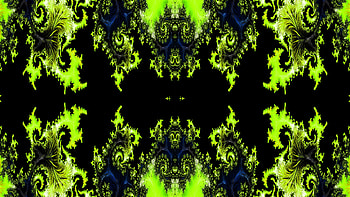 Trippy Psychedelic Fractal, trippy, psychedelic, aesthetic, green, black, Abstract, fractal, abstract green, abstract black HD wallpaper
