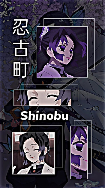 Shinobu, art, cartoon HD phone wallpaper