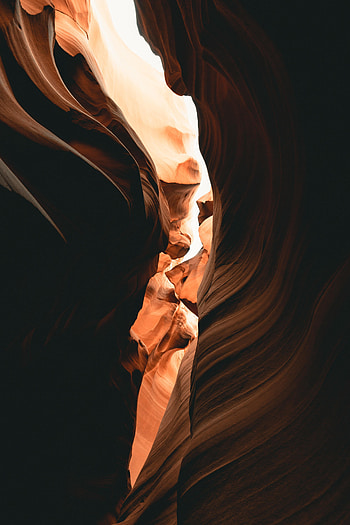 Nature, Sand, Cave, Crack, Bottom View HD phone wallpaper
