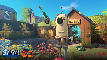 PowerWash Simulator – Wallace & Gromit Special Pack, video game HD wallpaper