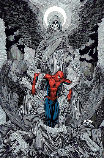 Spider Man Death, art, supernatural_creature HD phone wallpaper