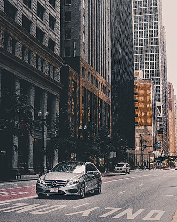 Architecture, Usa, Cars, City, Car, United States, Mercedes, Chicago HD phone wallpaper