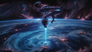 Dragon The Storm Sovereign, dragon, artist, artwork, digital-art, deviantart HD wallpaper