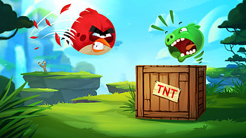 Angry Birds Slingshot stories, Artistic interpretation, Gaming fan art, Angry Birds universe HD wallpaper
