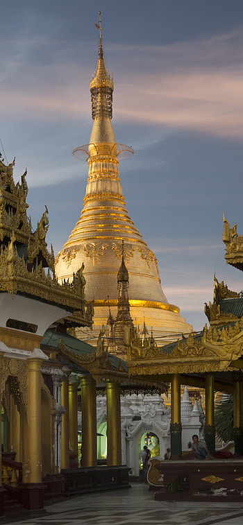 Shwedagon Pagoda, , Serene beauty HD phone wallpaper
