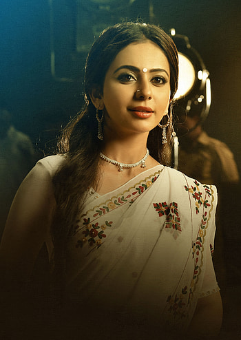 Rakul Preet Singh, flash graphy, lip HD phone wallpaper