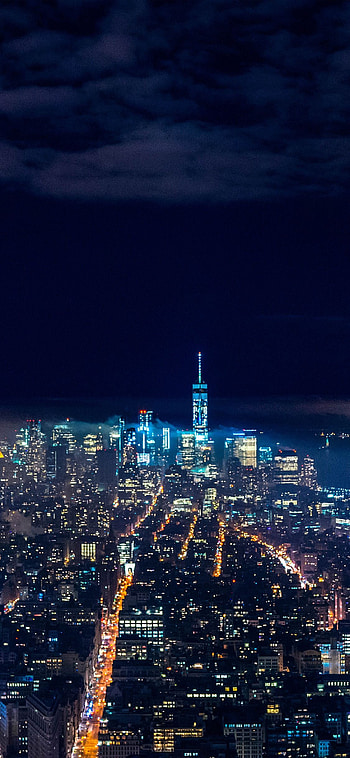 Night Skyline, Dark nature, , Beautiful scenery HD phone wallpaper