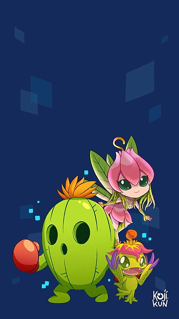 Palmon, game, digimon HD phone wallpaper