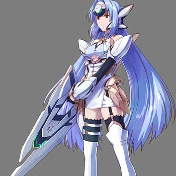 kos-mos, kos mos, mecha, kosmos, xenosaga, girl HD wallpaper