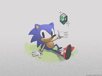 Sonic's Time Stone, sonic the hedgehog, crystal, time, paradox, time stone HD wallpaper