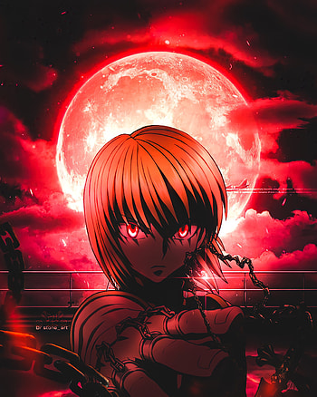 Kurapika , red, art HD phone wallpaper