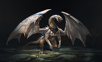 Fantasy, Stones, Wings, Dragon, Being, Creature HD wallpaper